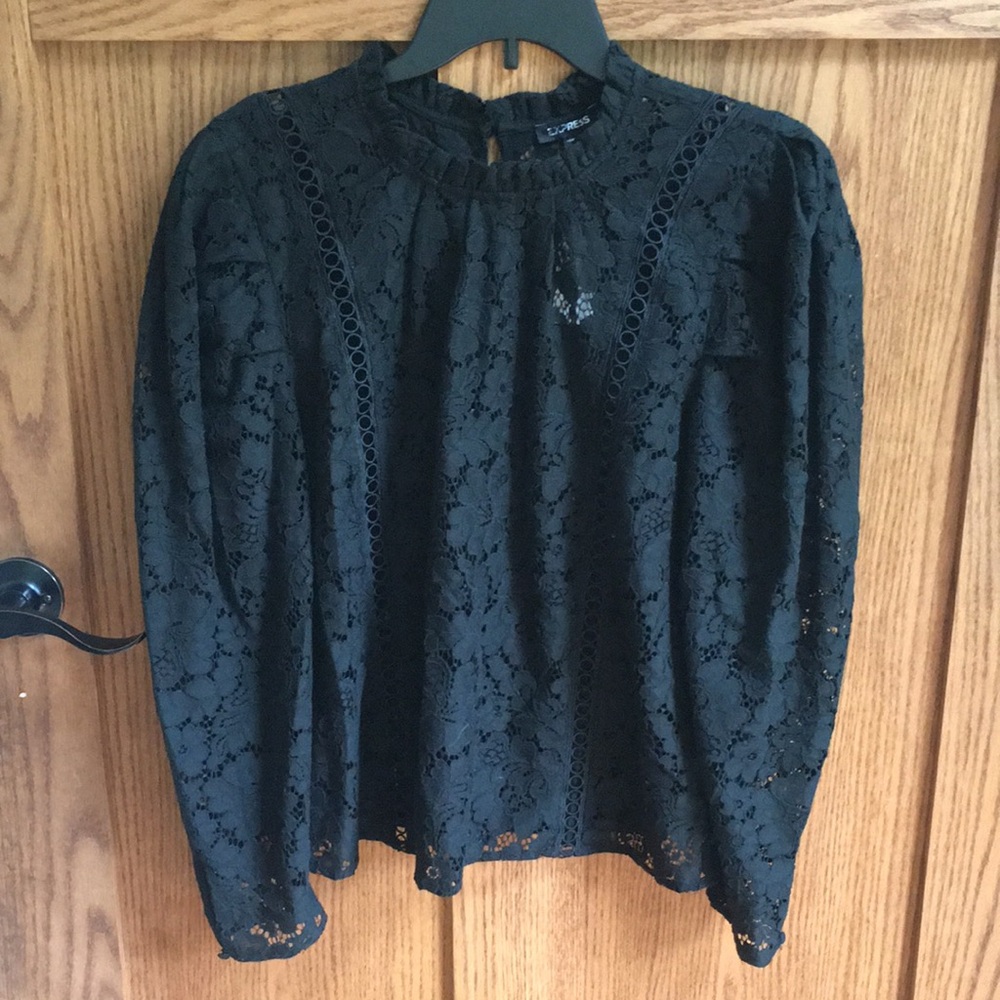 Express Lace Top size Large